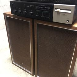 Pioneer HiFi Setup - Vintage CS-33 Speakers, SA-730 Amplifier, Technics Graphic EQ