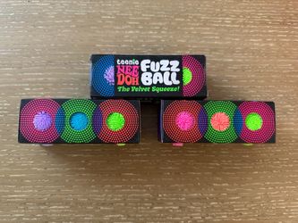 Needoh Teenie Fuzz Ball (3 pack)