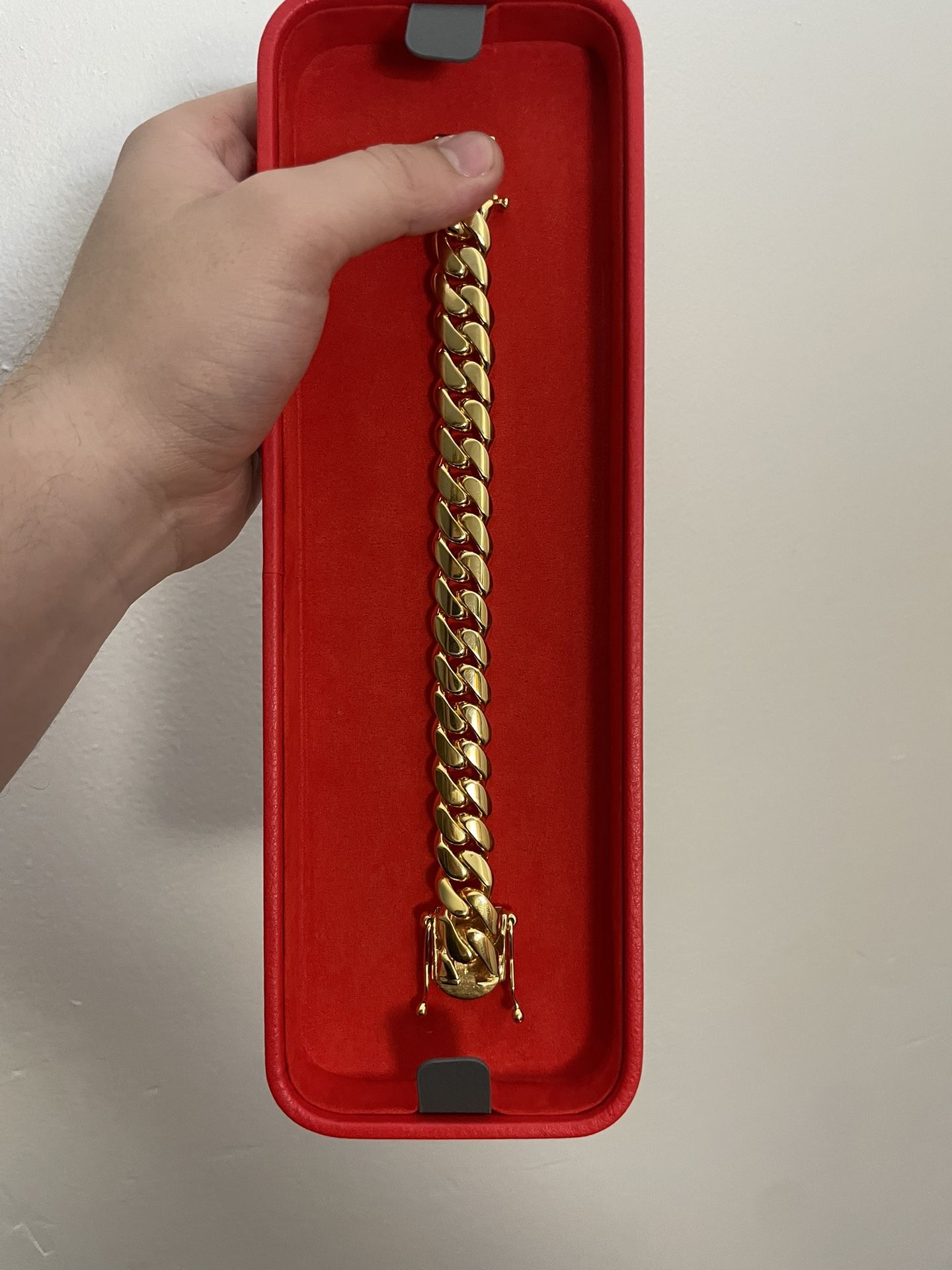 Silver Cuban Link Bracelet