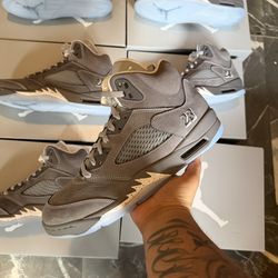 Jordan 5 wolf gray