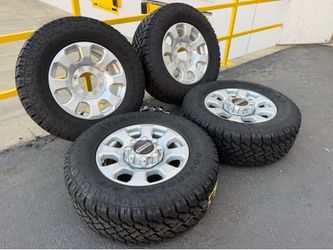 2026 Ford F250 F350 OEM 18” Rims Wheels and NEW LT285/65R18 Tires F-250 F-350 Super Duty Tremor