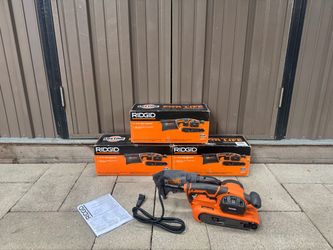 Ridgid 3” x 18” Belt Sander