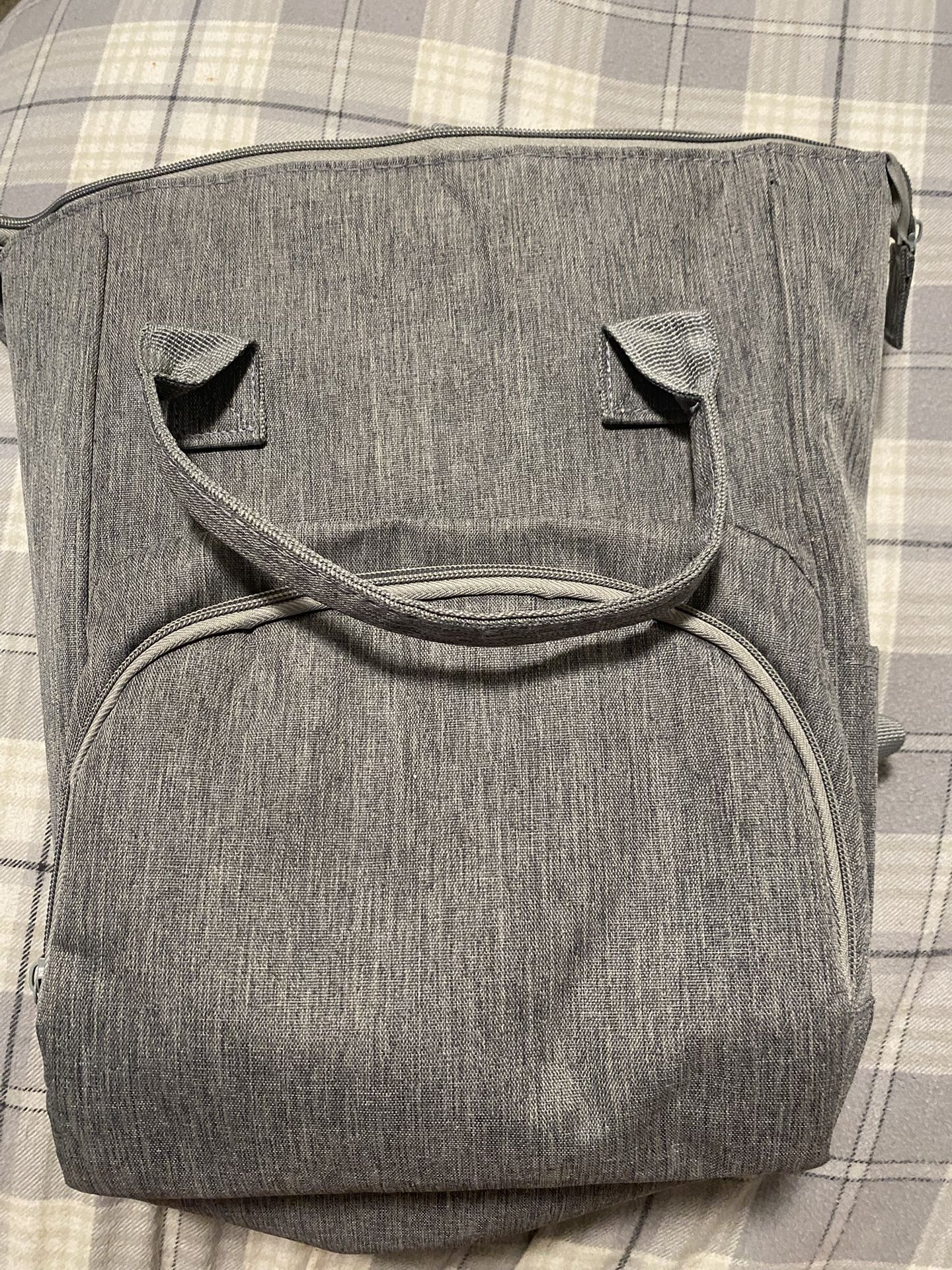 Brand New Gray Baby Diaper Bag