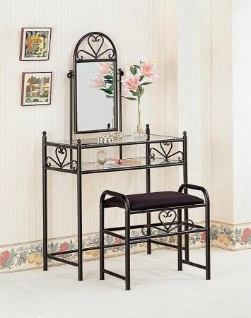 **SALE** Cute Little Vanity Set With Padded Bench! 