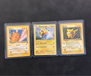 Pikachu pokemon cards