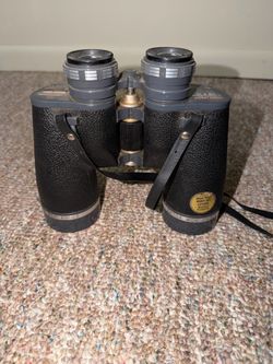 Jason Statesman 10x50 extra-wide angle binoculars has a couple spots on lens but doesn’t affect viewing. No lens covers/case