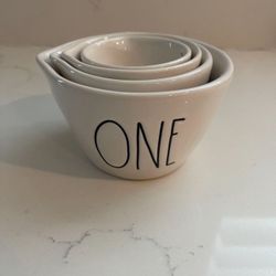 Rae Dunn White Measuring Cups