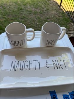 Rae Dunn coffee cup tray for the holidays