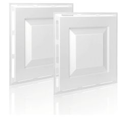 2286: New 2-Pack 4-Way Ceiling Air Diverter 24"x24", Air Diverter for 2'x2' Ceiling Grid, Tool-Free Installation, Airflow Redirector for Offices, Clas