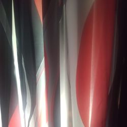2 Red Black Gray And White Panels,$15 For Pair