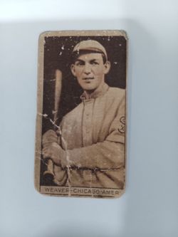 Baseball Card Vintage George Weaver Chicago Amber.