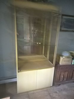 2 Display Cabinet Hutch 