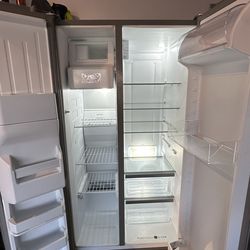 Whirlpool Side-by-Side Refrigerator - Stainless - READ DESCRIPTION