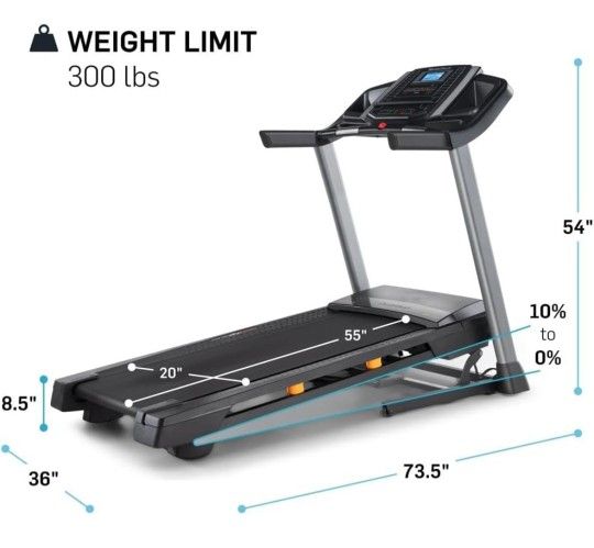 NordicTrack T Series: Perfect Treadmills with Incline, Bluetooth Enabled