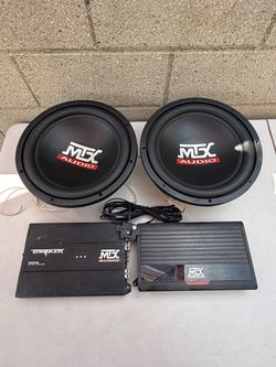 Mtx terminator 12” subs and amps