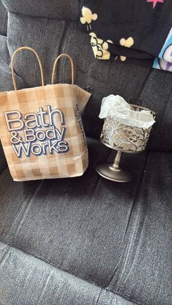 Bath & Body Works bling candle holder