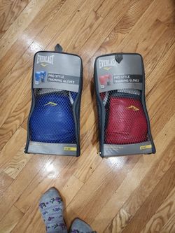 PRO style training gloves (Blue)