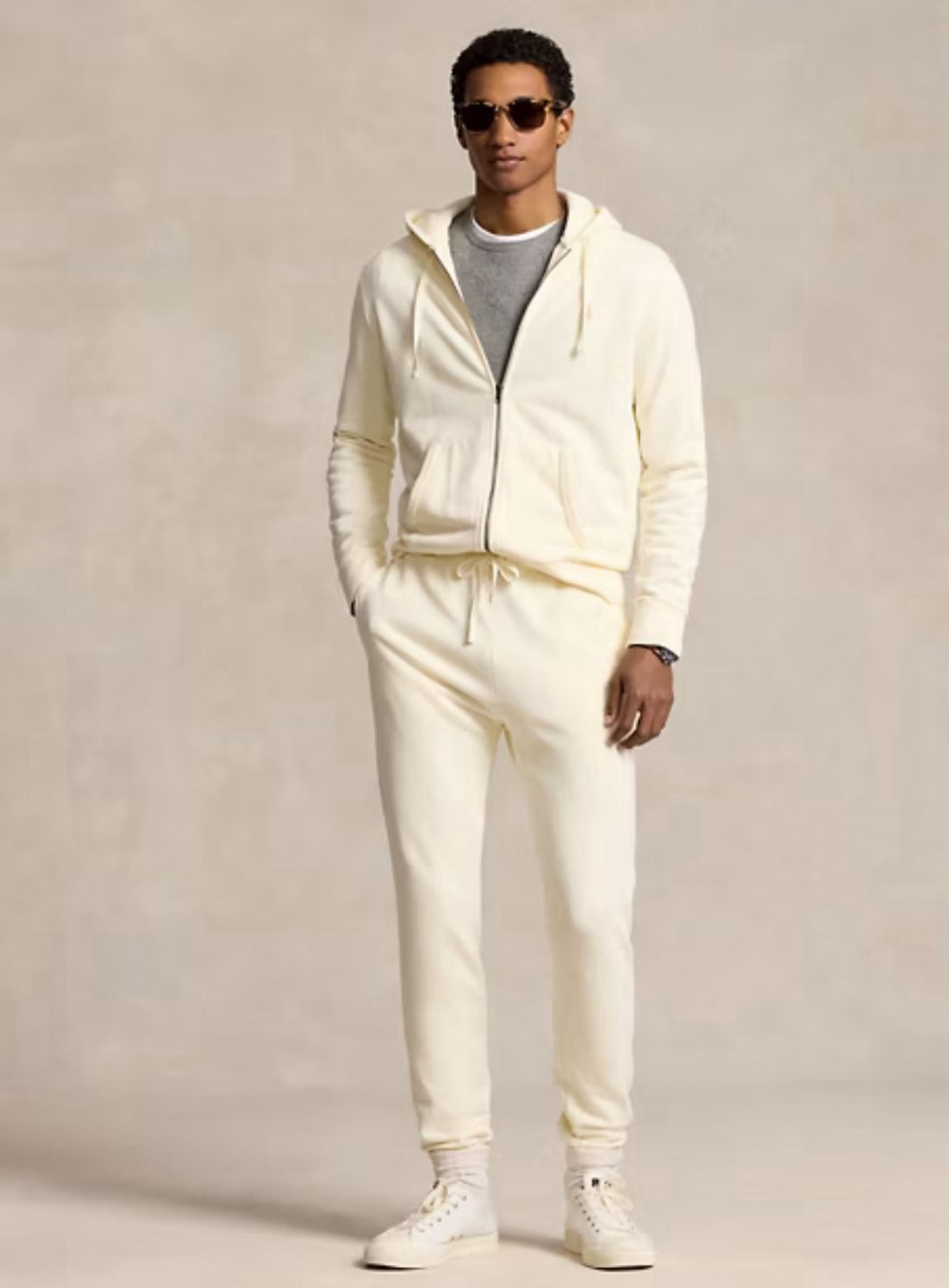Polo Ralph Lauren Double-Knit Tech Fleece Hoodie and Jogger Pant Set , Size XL 