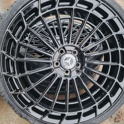 22"new Staggerd MERCEDES Benz S550 Wheels & New Tires