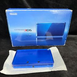 Nintendo 3DS Launch Edition Cobalt Blue Handheld System (NTSC-J)