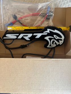 8 inch srt led badge