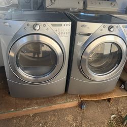 Washer And Gas Dryer Brand Whirpool Heavy Duty Everything Works Great With 3 Months Warranty