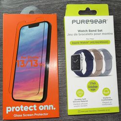 iPhone 13 Screen Protector  Plus Silicone Band 