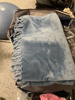 Blue Throw Blanket 