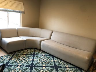 Modern White Couch