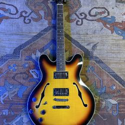 Oscar Schmidt OE30 Delta King (Left-Handed, Sunburst)