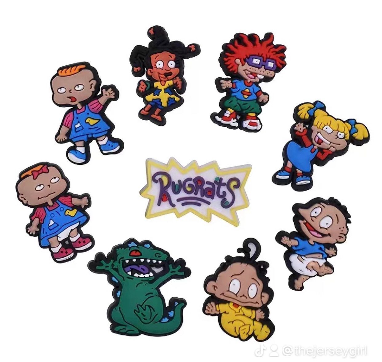 Entire set of Rugrats Croc Charms Croc Charms as shown in images 