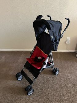 Micky Mouse stroller.