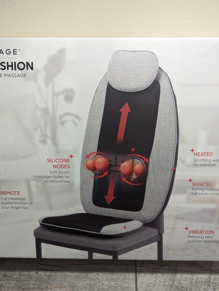Massage Cushion Sharper Image Shiatsu Cushion !New!