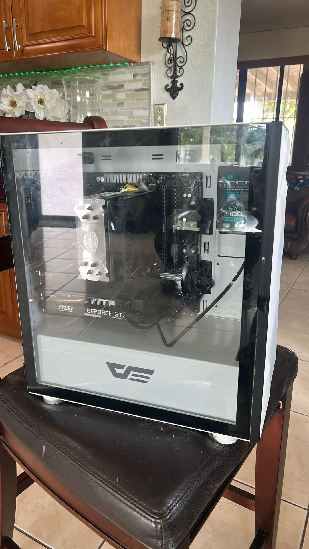 Custom Gaming PC (Needs New  Motherboard) + Monitor + Keyboard +mouse– $200 OBO