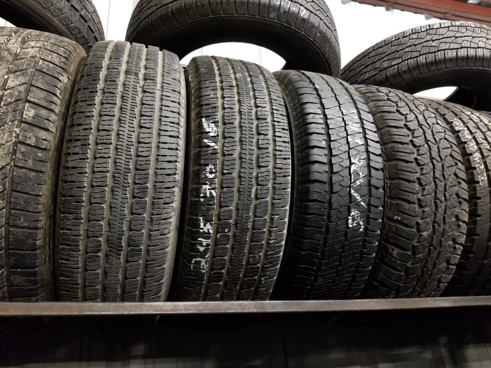 245/70r16 used tires, different brands $35 each
