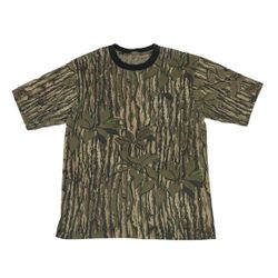 Vintage Realtree Camo Pocket Shirt Mens Medium M Tree Bark Green Single Stitch