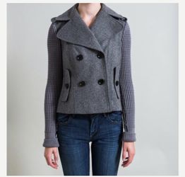 Burberry wool pea coat
