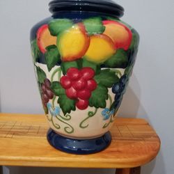Hand Painted For Nonni's Cookie Jar Like New
