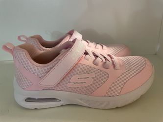 Girls pink Microspec Max Velocity - Flow Runners Sketchers 1.5