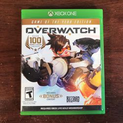 XBox One 1 Overwatch Video Game GOTY Edition Good Condition 