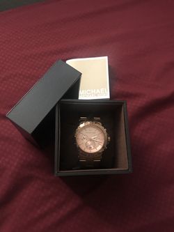 Michael Kors rose gold watch