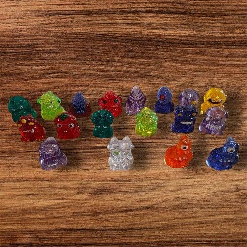 18 crazy bones gogos aliens ice & jelly monsters