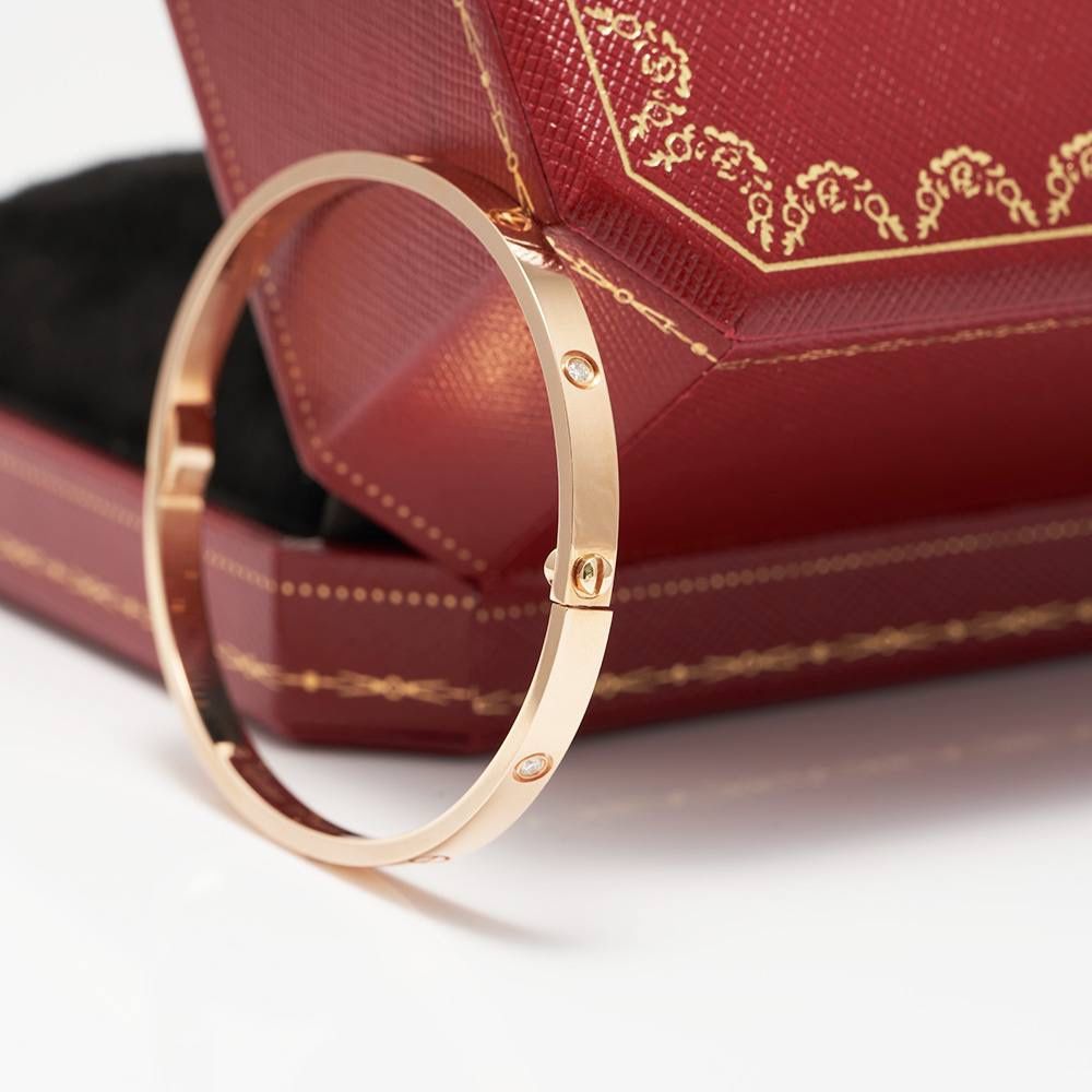 Cartier Love Bracelet Small Model 6 Diamonds