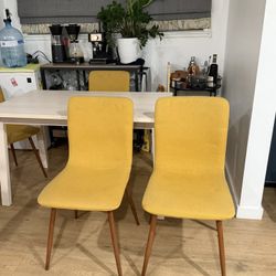 Mid century Dining Table And Chairs
