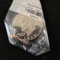 1978 EISENHOWER DOLLAR, I Believe This Is A Proof Coin, 