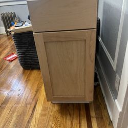 Hampton Bay 15in Base Unfinished Shaker Cabinet 