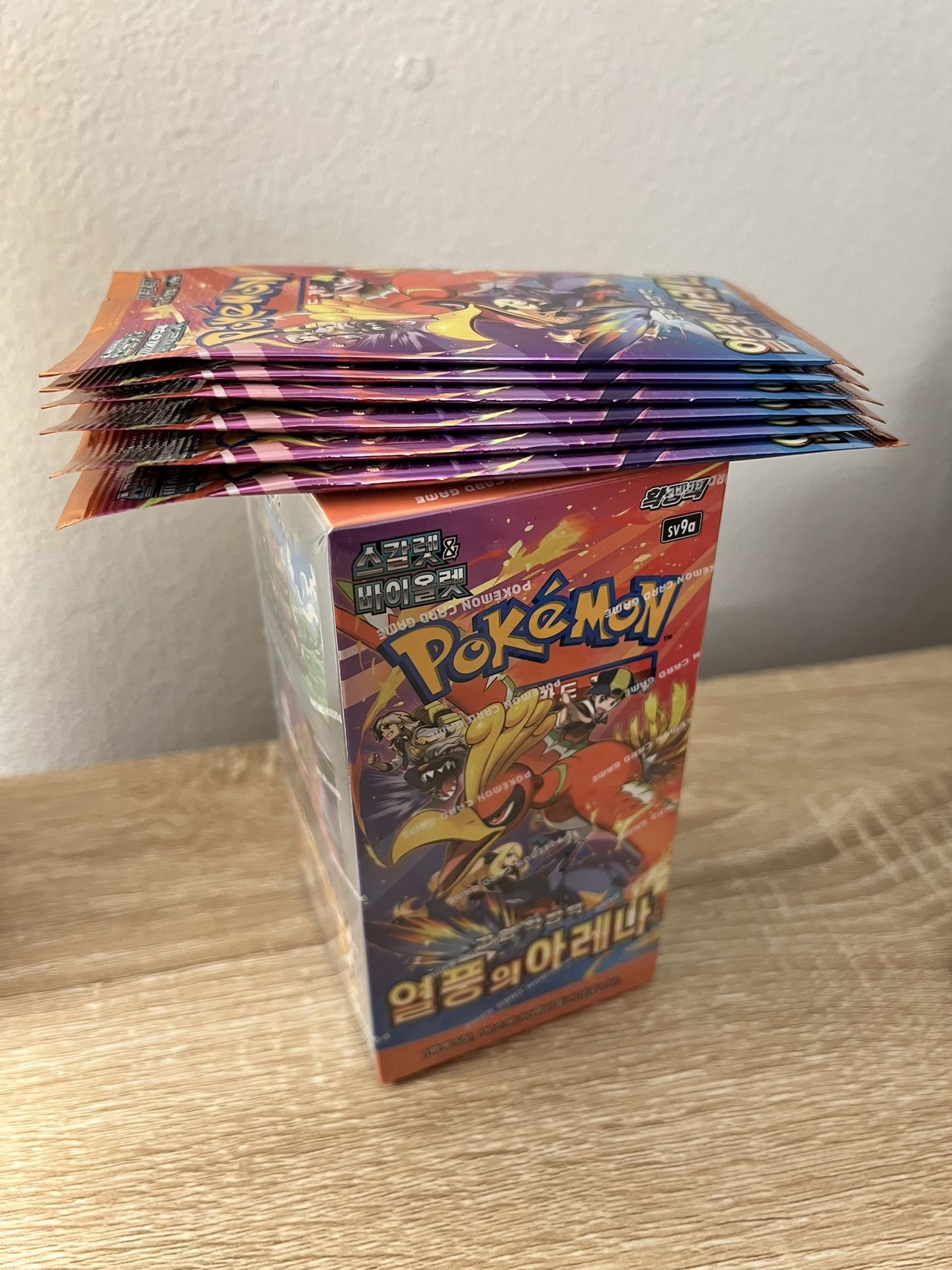 korean heat wave arena booster box and packs