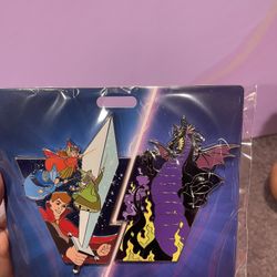 Disney WDI D23 Expo Heroes Vs Villains Prince Philip And Maleficent Pins LE 400