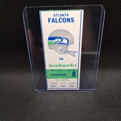 VINTAGE SEAHAWKS TICKET