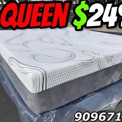 Queen Organic Hybrid Cool Gel Memory Foam Mattress!!